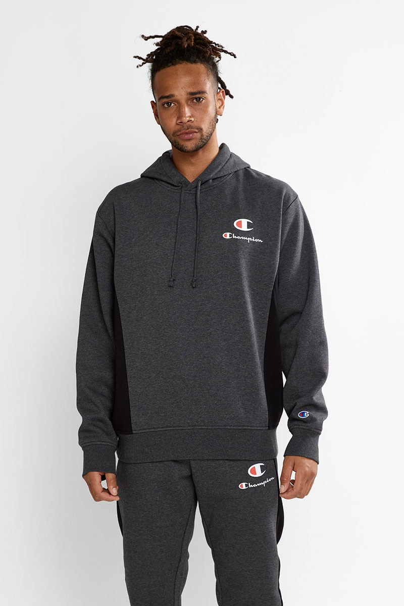 Champion sales panel hoodie